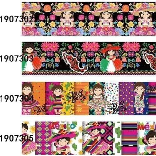 FLRARibbon 3 inch mexican flower dolls liston