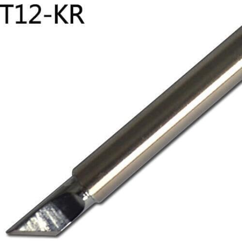 Gudhep T12 KR K Soldering Iron Tips Knife Type Soldering Tips T12 for FX951 FM203 T12 Diy Soldering Rework Station