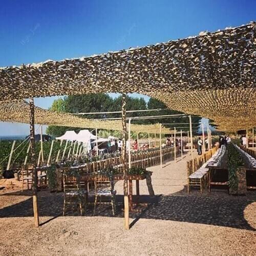 1.5M Width Customizable Outdoor Camping Military Camouflage Nets 150D Polyester Home Party Decoration Garden Awning Sunshade