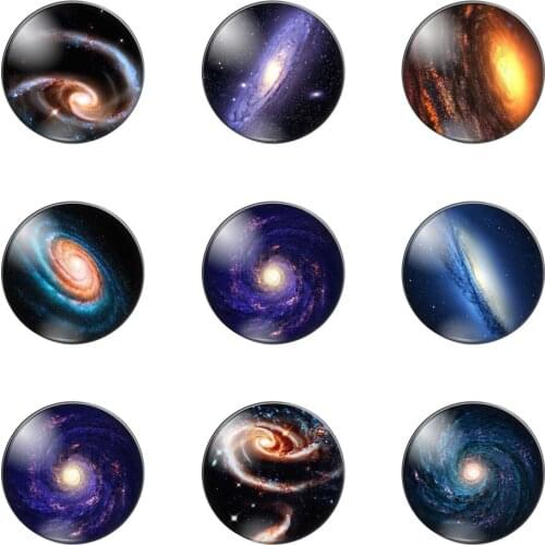 New Space Nebula Glass Cabochon Dome Astronomy Geek Fashion Handcraft Jewelry Nebula Galaxy Space Diy Jewelry DIY Accessories