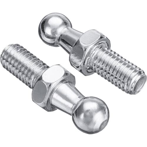 A Pair Ball Stud Bolt M8 For Gas Struts Stainless Steel Ball Ended Bolt Bonnet Fastener Vehicle Accessory Replacement