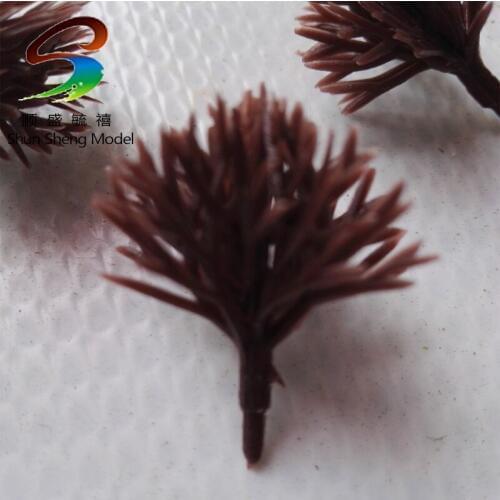 Manufacture -100pcs 30mm Scenery Landscape Train Model Scale Trees Arm for model design