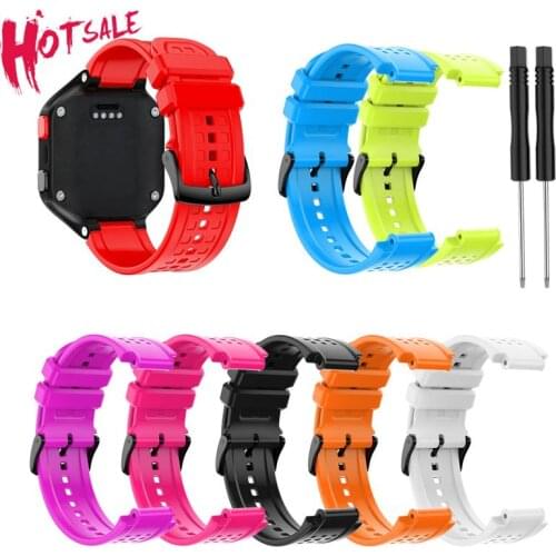 Silicone Wristband Strap For Garmin Forerunner 25 Sports Smart Watch Replacement Watchband Bracelet With Tool Watch Strap Band