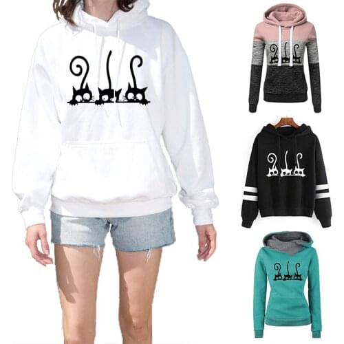 Spraying Womens Autumn Hoodies