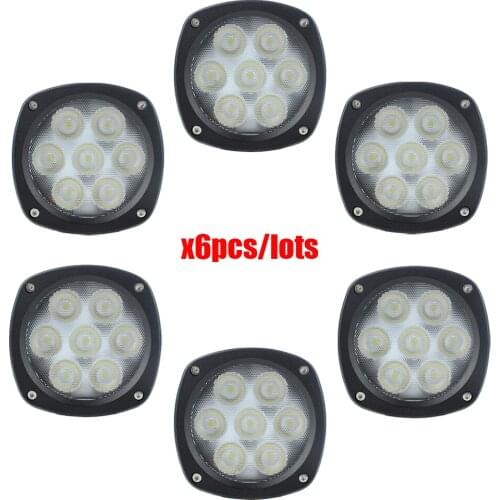 Front Tractor Cab LED Light Kit For New Holland Tractor H8000,H8040,H8060,H8080,HW305,HW305S,HW325,HW345,HW365,TLNH8000 x6pcs