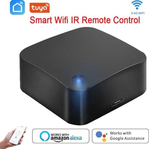 Smart Wireless WiFi-IR Remote Controller Tuya/Smart Life APP WiFi Infrared Remote Controller Air Conditioner TV For TV DVD etc