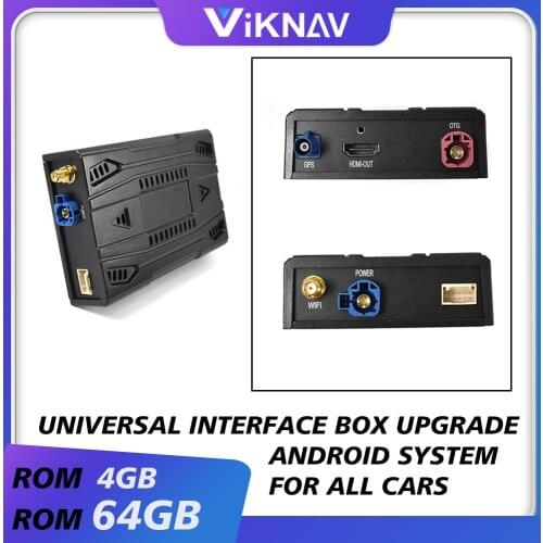 Universal car radio interface box car screen upgrade android system decoding tool for all cars with carplay function
