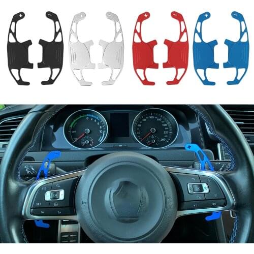 Car Steering Wheel Shift Paddle 2Pcs/Set For VW GOLF GTI R GTD GTE MK7 7 POLO GTI Scirocco Shifter Extended Auto Replacement