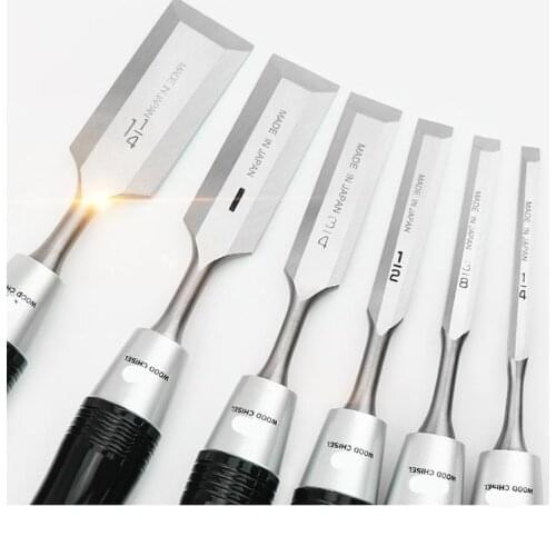 Japanese woodworking tools, woodworking high carbon vanadium steel chisels, woodworking flat chisels