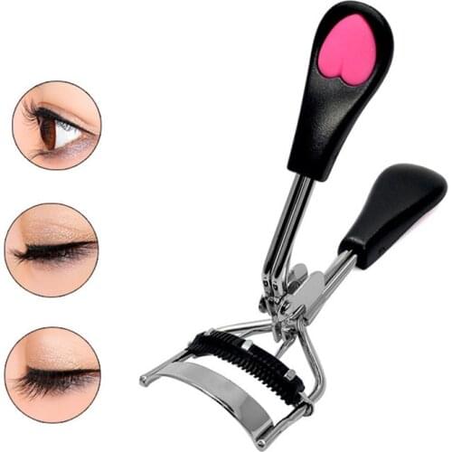 1pc Women Lady Professional Eyelash Curler Supplementer Clip Nature Curl Eye Lash Eyelash Tweezers maquillaje profesional