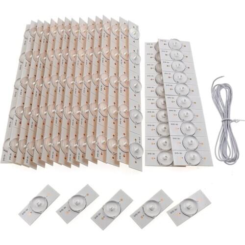 100PCS 3V SMD Lamp Beads with 2M Wire Led Light Strip Parts Accessories