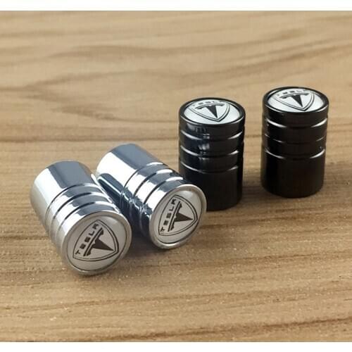 4pcs Tire Valve Cap Screw Cover Tiry Valve Wheel Nut Modified Exterior Decoration For Tesla Model 3 Model X Model S Accessories
