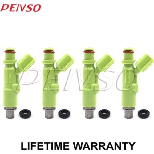 4x 23250-13030 23209-13030 fuel injector for TOYOTA General T.U.V 1996~2007 / LITEACE, TOWNACE 1996~2004 1.8L 7KE