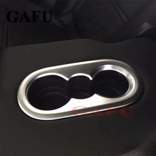 ABS Chrome Interior Water Cup Holder Trim Cover For Porsche Cayenne 2018 Car Accessories