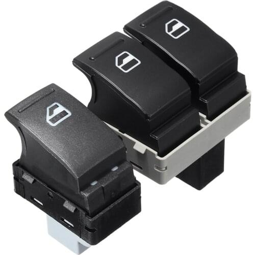 2pcs Car Electric Window Switch Passenger + Driver Side 7E0959855A 7E0959855 for VW TRANSPORTER T5 2005-2009 T6 2009-2014