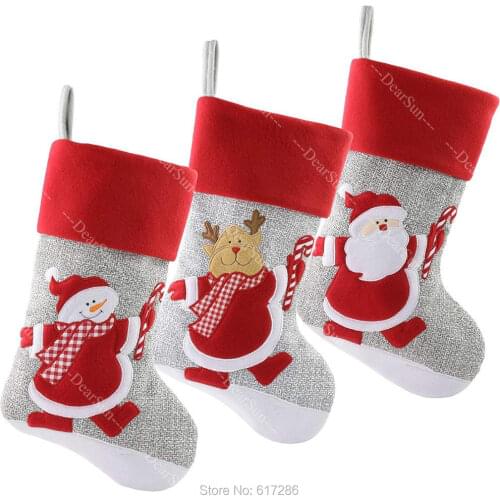 Новогодние подарочные пакеты DearSun China At AliExpress