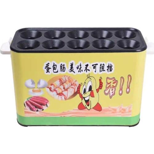 Electric Egg Snack Machine Commercial Egg Roll Machine Electric Egg Wrap Machine Fully Automatic Egg Sausage Machine