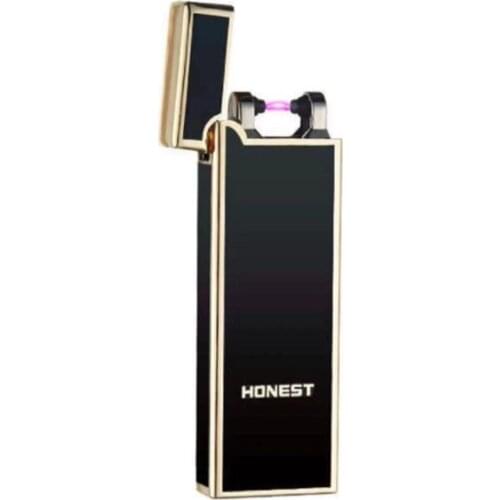 Honest USB arc rechargable electronic lighter windproof creative gift for mens gift