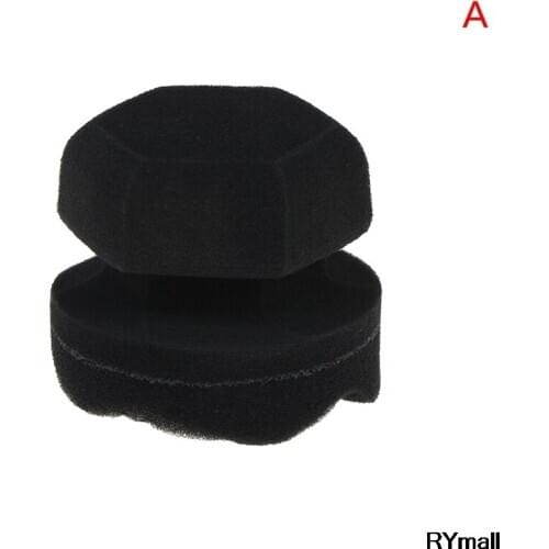 New hot 1Pc 8/11cm Make Detailing Easier Wave Type Tire Dressing Tools Hex Grip Applicator Handheld Tire Waxing Sponge