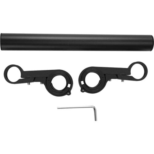 Hot-Handlebar Extension Mount Bicycle Bike Handle Bar Bracket Extender Holder(black)