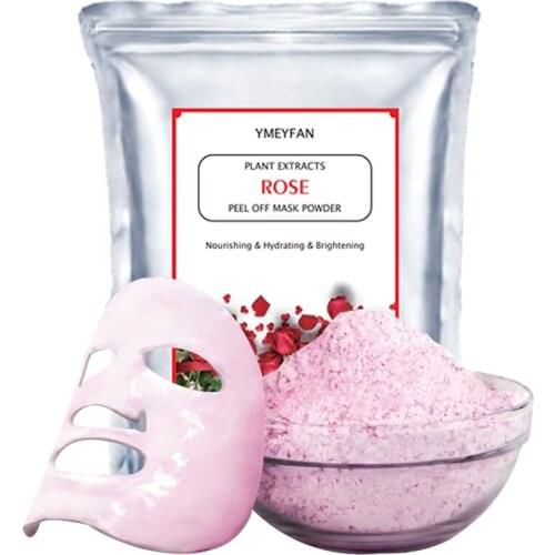 Beauty Salon Cosmetics SPA Jelly Facial Mask Powder Rose Natural Plant Extracts Deep Cleansing Moisturizing Face Skin Care