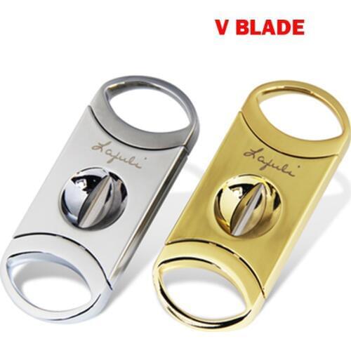 Laifuli V Blade Cigar Cutter Stainless Steel Sharp and Smooth Cigar Accessory High Quality Cigar Scissors on Sale