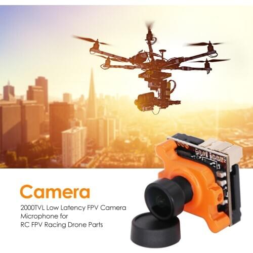 2000TVL Metal Shell HD Mini Camera with OSD Tuning Board Monitoring Aerial Photography for RC FPV Racing Drone Supplies