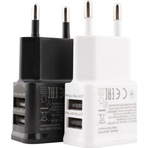 5V 2A EU Plug Adapter USB Wall Charger For phone mi Mobile Phone Charger For pad Universal Travel AC Power Charger