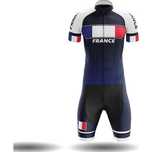 New france cycling skinsuit men bicycle shorts men 2020 quick dry body suit breathable bicycle jumpsuit 20D gel triathlon suit