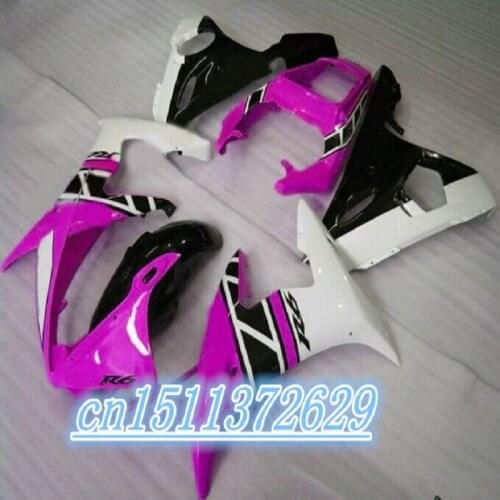 Fairing for YZF-R6 03-05 pink white black YZF R6 03 04 05 YZFR6 R6 2003-2005 2003 2004 2005