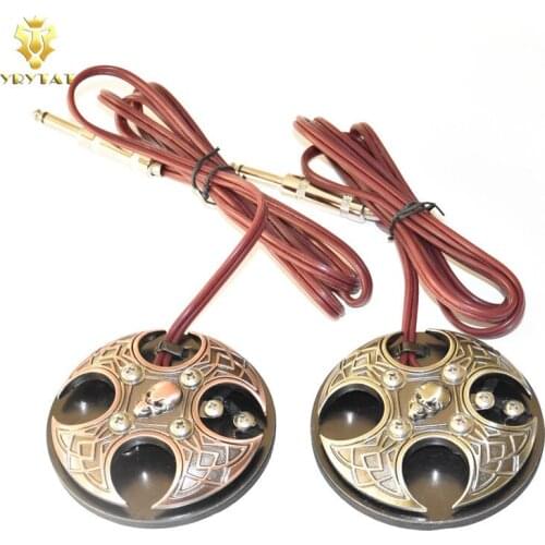 One Premium Skull Tattoo Foot Pedal Switch For Tattoo Power Supply