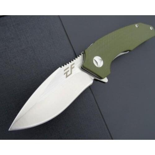 EF80 Folding Knife 9CR18MOV Blade G10 Handle Tactical Hunting Camping EDC Outdoor Multi Tools Pocket Survival Knife Xmas Gift
