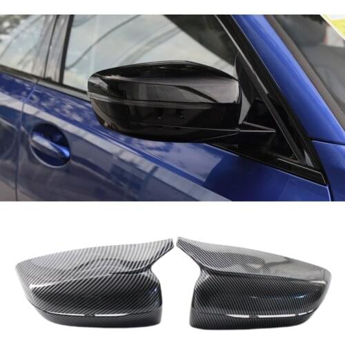 2pcs Carbon Fiber WING CARBON FIBER REPLACEMENT SIDE MIRROR COVERS for BMW G20 G21 G30 G31 G38 G32 G11 G16 Gran Coupé