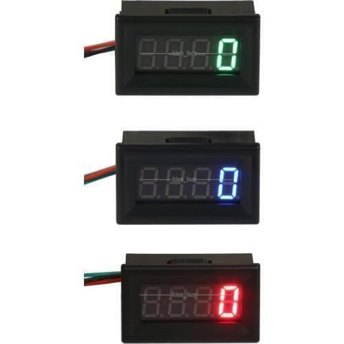 0.36" LED Display Digital Speedometer Tachometer 60-9999 RPM DC 12V 24V Tacho Gauge Tester Speed Monitor meter for car Engine