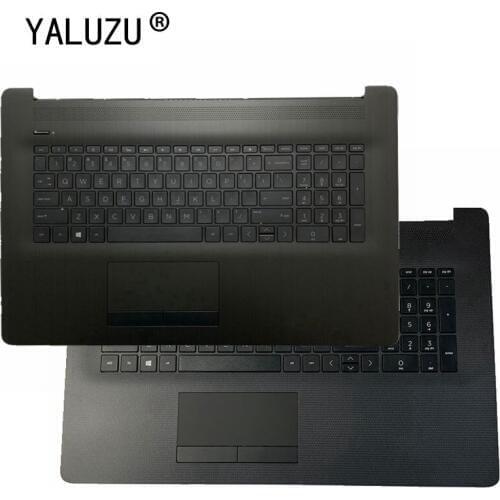YALUZU US Laptop backlit keyboard For HP Pavilion 17-BY 17-CA with palmrest Upper touchpad cover