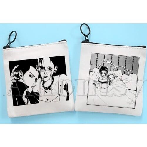 Nana Anime Japanese Ren Honjo Small Square Bag Coin Purse Storage Small Bag Card Bag Key Bag Coin Clutch Bag Zipper Key Bag