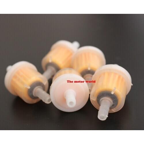 100Pcs ENGINE INLINE GAS Magnetic FUEL FILTER with Magnet 1/4" 5mm 6mm Fits ATV ROKETA KAZUAM SCOOTER MOTORCYCLE