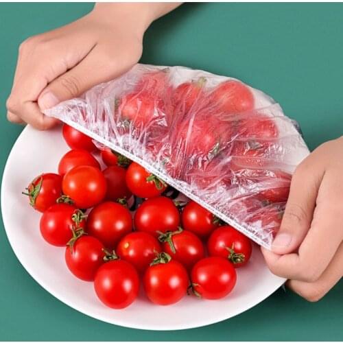 50/100pc Disposable Cling Film Cover Household Refrigerator Food Fruit Preservation Cover Dust-proof Plastic Fresh-keeping Cover