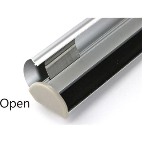 100CM D aluminium banner hanger poster hanger strip supermarket painting portrait banner clip rails system flag display pole