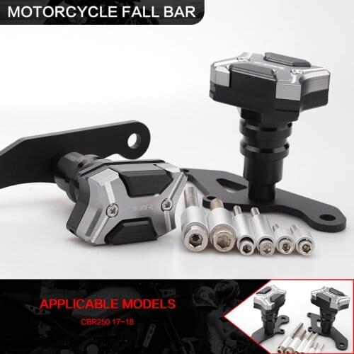 Motorcycle CNC Aluminum Falling Protection Frame Sliders Crash Protector For Honda CBR250R CBR 250 R CBR250 R CBR 250R 2017 2018