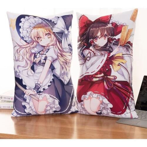 Anime TouHou Project Hakurei Reimu Soft Plush Stuffed Doll Toys Pillow Cosplay Cartoon Xmas Birthday Xmas Gifts