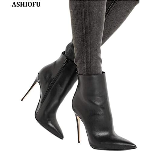 Женские балетки на каблуке ASHIOFU China At AliExpress