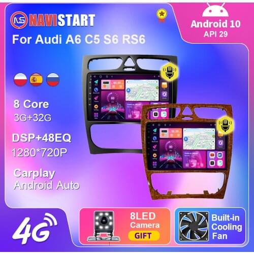 Autoradio For Mercedes Benz C Class W203 C200 C320 C350 CLK W209 2002-2005 Car Radio GPS Carplay Multimedia Player Video Android