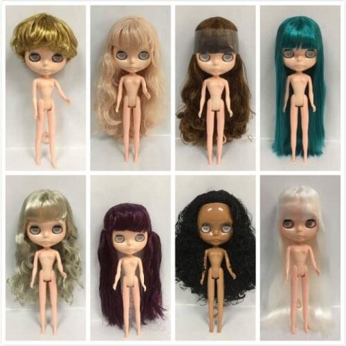 Without eyes chips Nude blyth doll for DIY 20170710