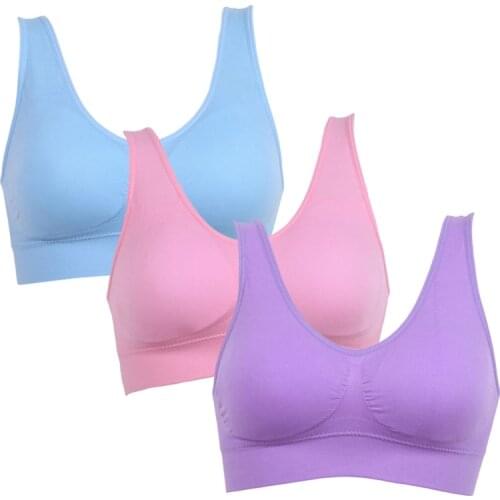 Sports Top Gym Jogging Running Sports Bra Yoga Push Up Shockproof Underwear Seamless Female Sport Bra