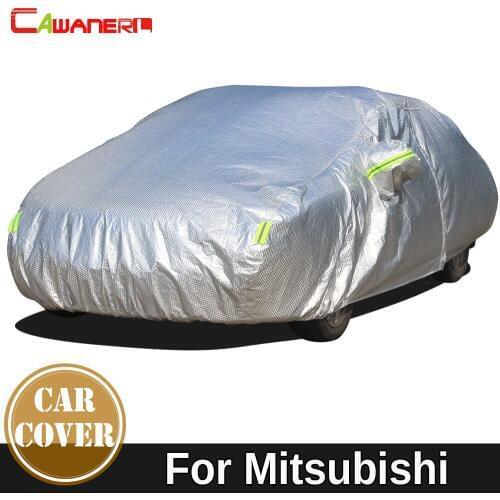 Cawanerl Thicken Car Cover Waterproof Sun Snow Rain Protection Cotton Cover For Mitsubishi ASX Colt Diamante Endeavor Expo GTO