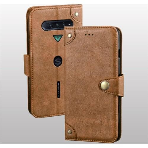 Case for Black Shark 4 / 4 Pro All-inclusive Leather Phone Protective Cover Flip Phone Holster for Black Shark 4 / 4 Pro Phone