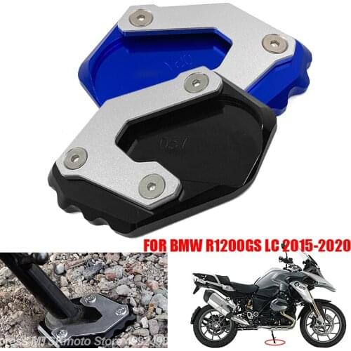 For BMW R1200GS 2015-on R1250GS 18-19 Kickstand Side Stand Foot Enlarge Extension Pad Motorcycle CNC Accessories R1200 R1250 GS