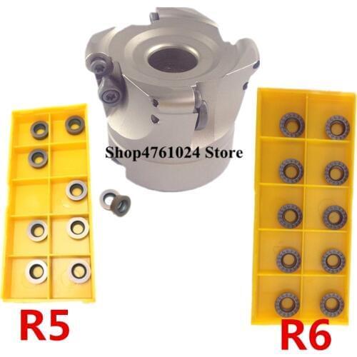 EMRW 5R 50 22 4T EMRW 5R 63 22 4T EMRW 5R 80 27 5T EMR 5R 100 32 6T face mill milling cutter cnc milling tools for round inserts