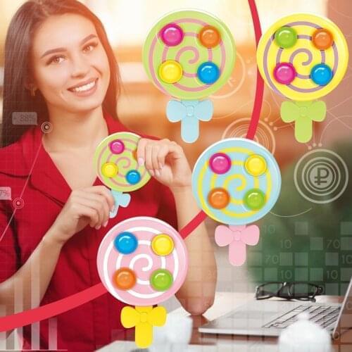 Smil Dіpl Antistress Push Mini Simple Dimple Sensory Fidget Toys Kawaii Simulation Lollipop Stress Relief Dimpl Squeezed Toy